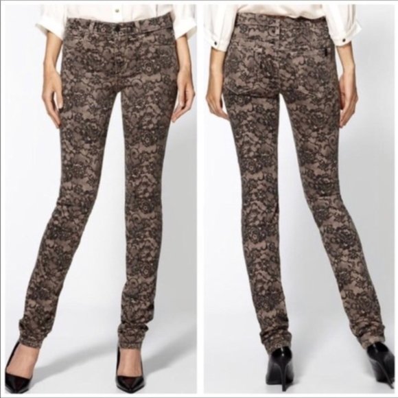 Joe's Jeans Lace Print Skinny Jeans - Picture 2 of 5